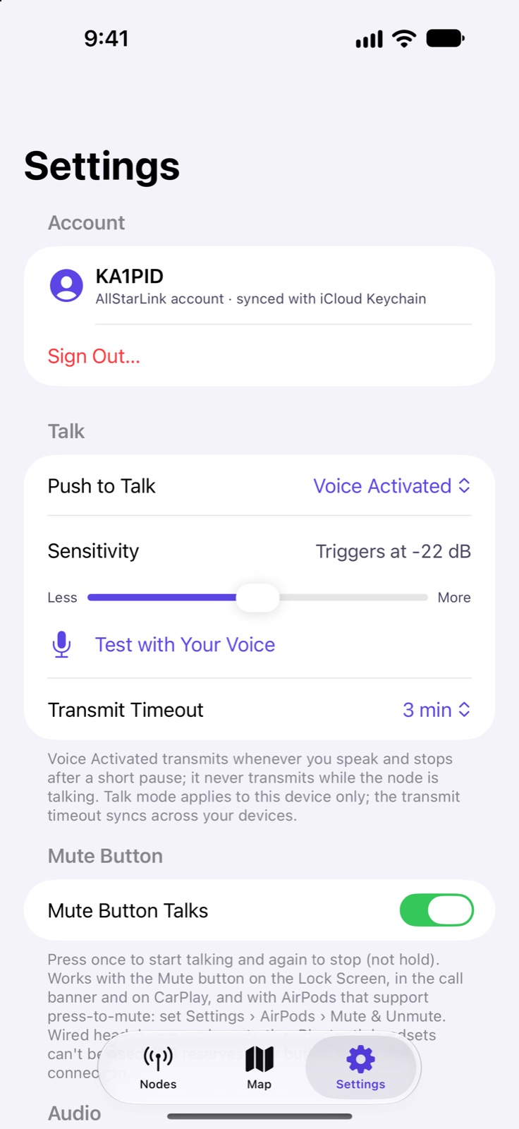 Pocket Shack: Push to talk